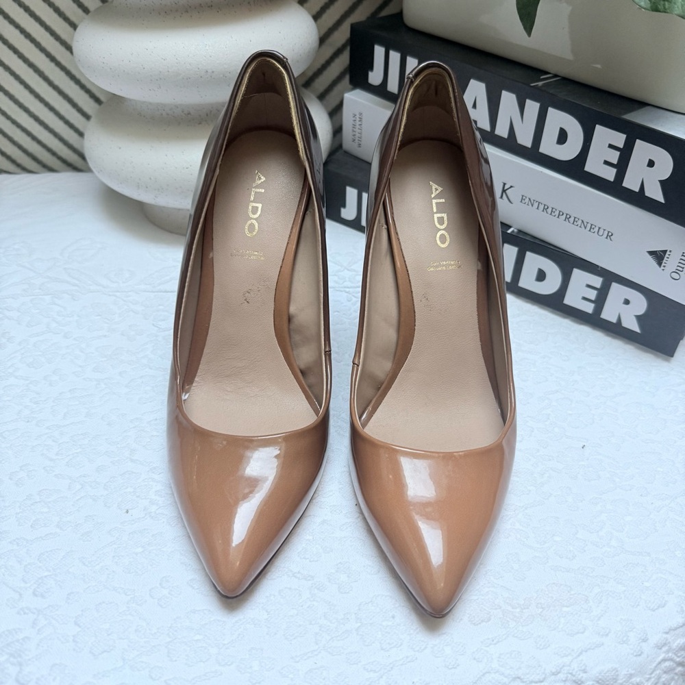 Aldo Genuine Patent Leather Stiletto Heels